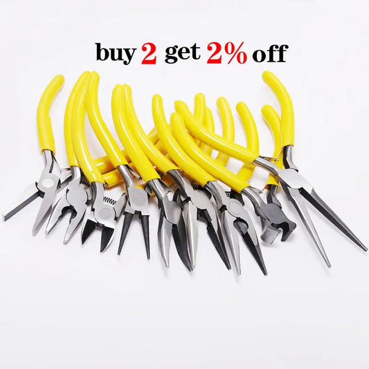 Kit de Pinces à Main Multifonctionnelles pour Bijoux et Bricolage Précis