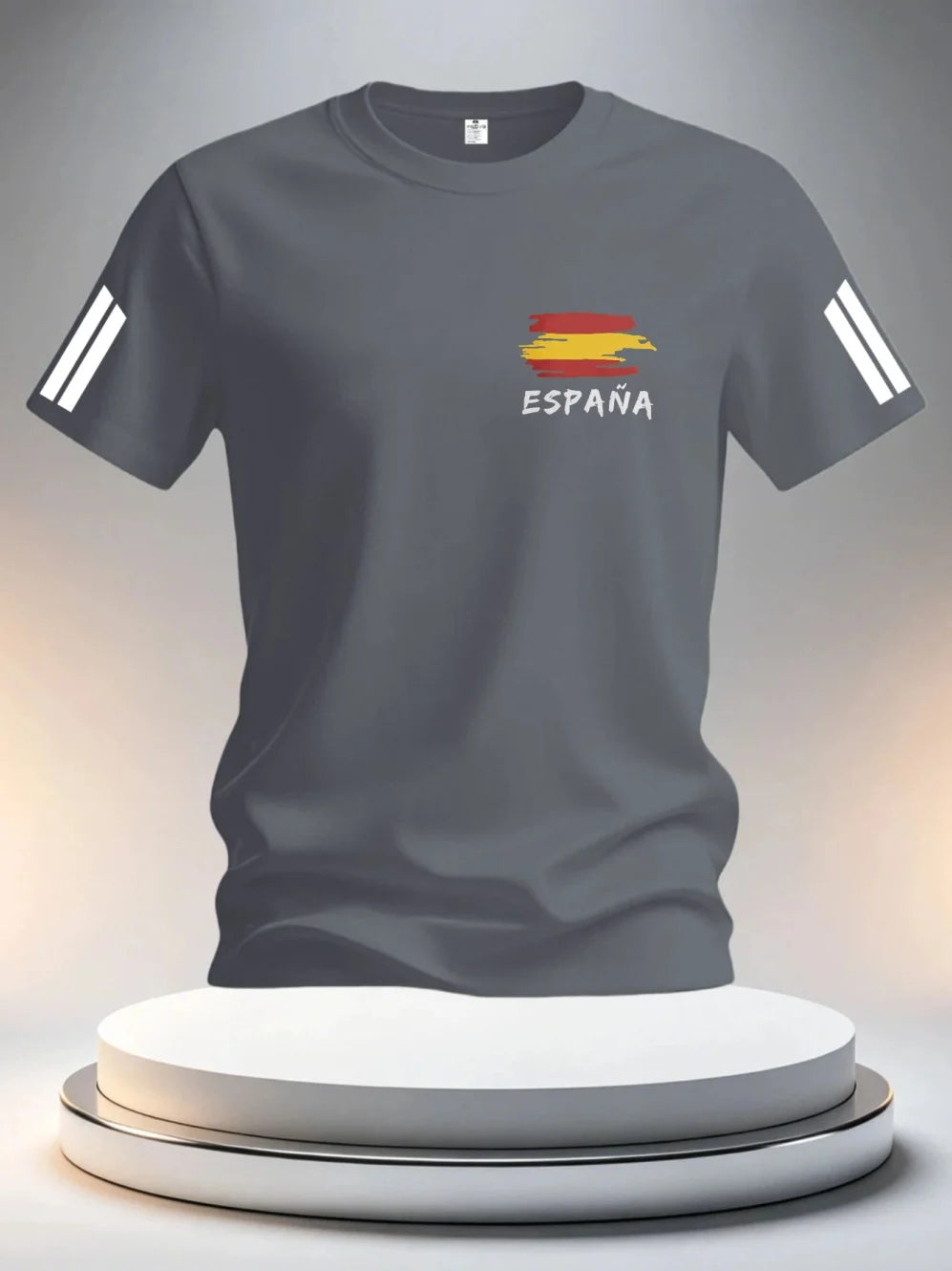 2026 Summer Spain Football Jerseys for Men Classic God Spain Short Sleeve Tees Casual O-Neck Sports Style T-Shirt Man Clothing
