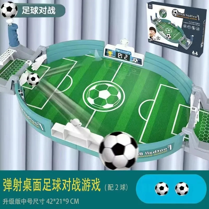 Mini Baby-foot de Table Interactif – Jeu de Société Football Portable pour Enfant, Famille et Soirées
