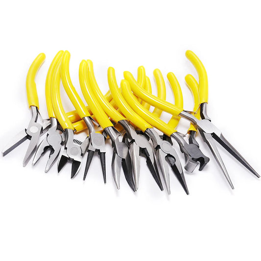 Kit de Pinces à Main Multifonctionnelles pour Bijoux et Bricolage Précis