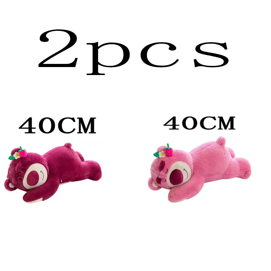 Peluche Disney Officielle Lotso – Ours Fraise de Toy Story (Coussin Canapé Ultra-Doux, Certifié CE)