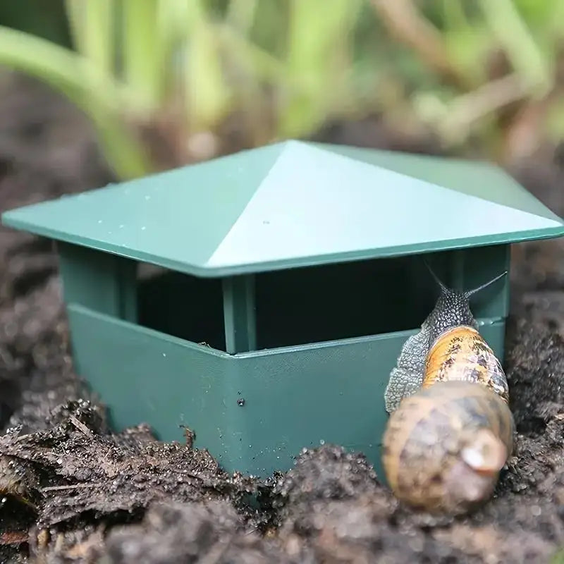 Piège à Escargots et Limaces Écologique – Cage de Protection en Plastique pour Potager, Légumes et Fleurs