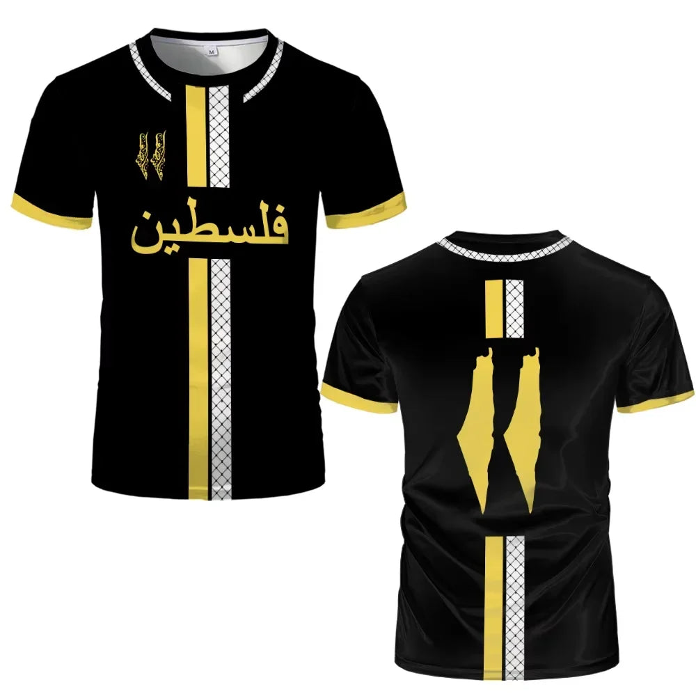 T-shirt Palestine Supporter – Maillot de Sport Respirant Impression Numérique 3D (XXS au 6XL)