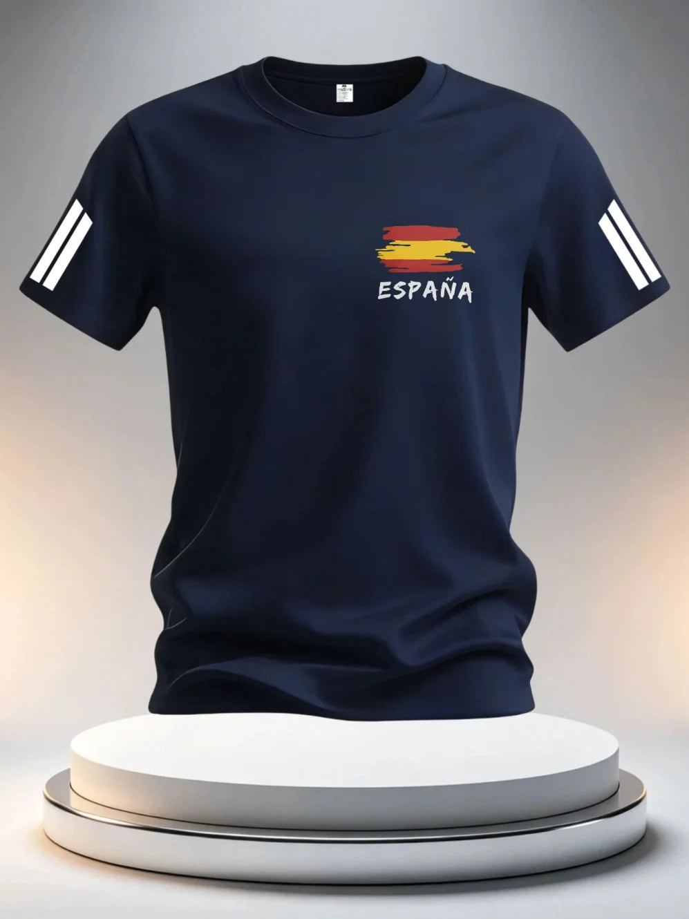 2026 Summer Spain Football Jerseys for Men Classic God Spain Short Sleeve Tees Casual O-Neck Sports Style T-Shirt Man Clothing