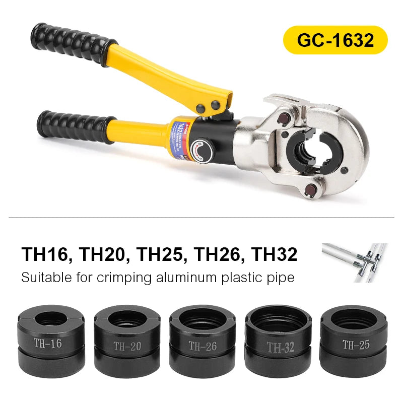Pince à Sertir Hydraulique Professionnelle pour Tubes PEX et Cuivre