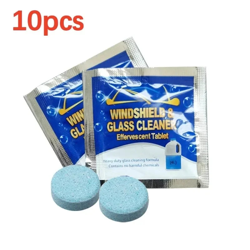 Comprimés Effervescents Lave-Glace Concentrés – Pastilles Nettoyantes Toutes Saisons pour Pare-Brise Auto