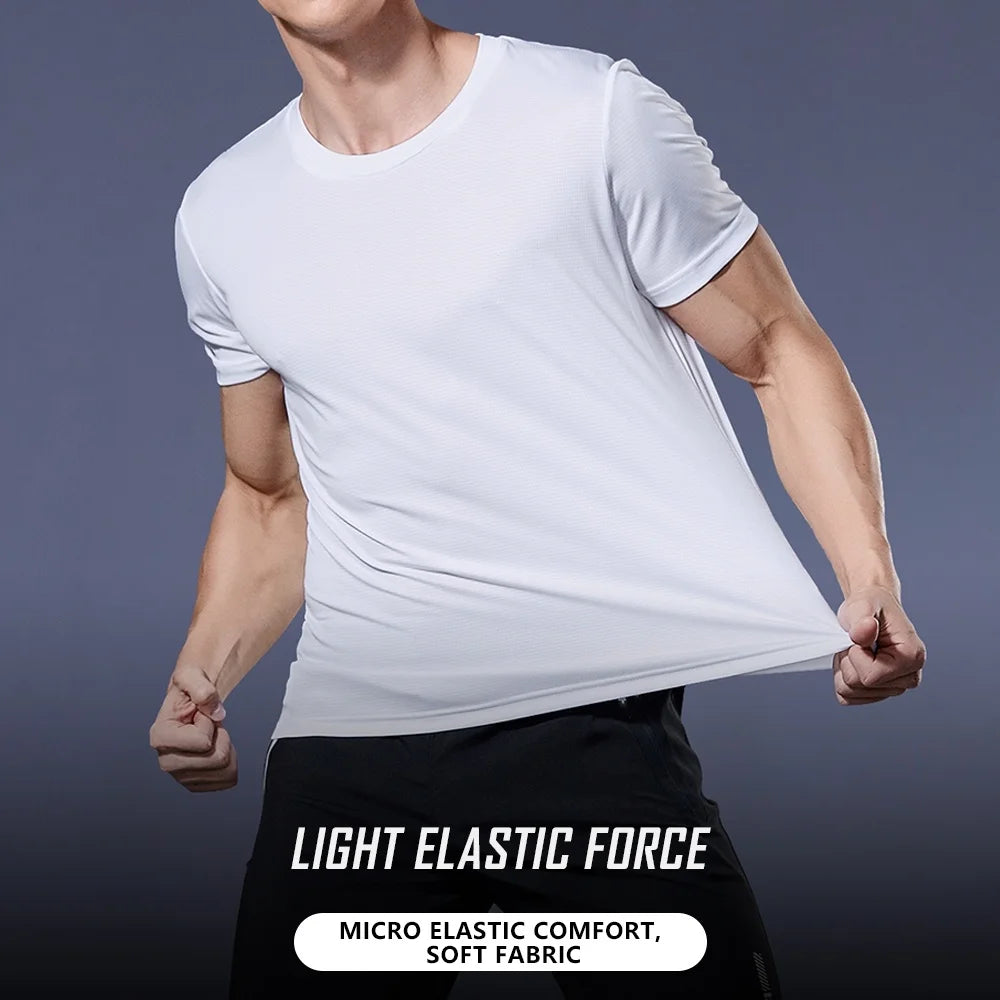 T-Shirt de Sport Homme Respirant – Séchage Rapide pour Running, Fitness & Musculation