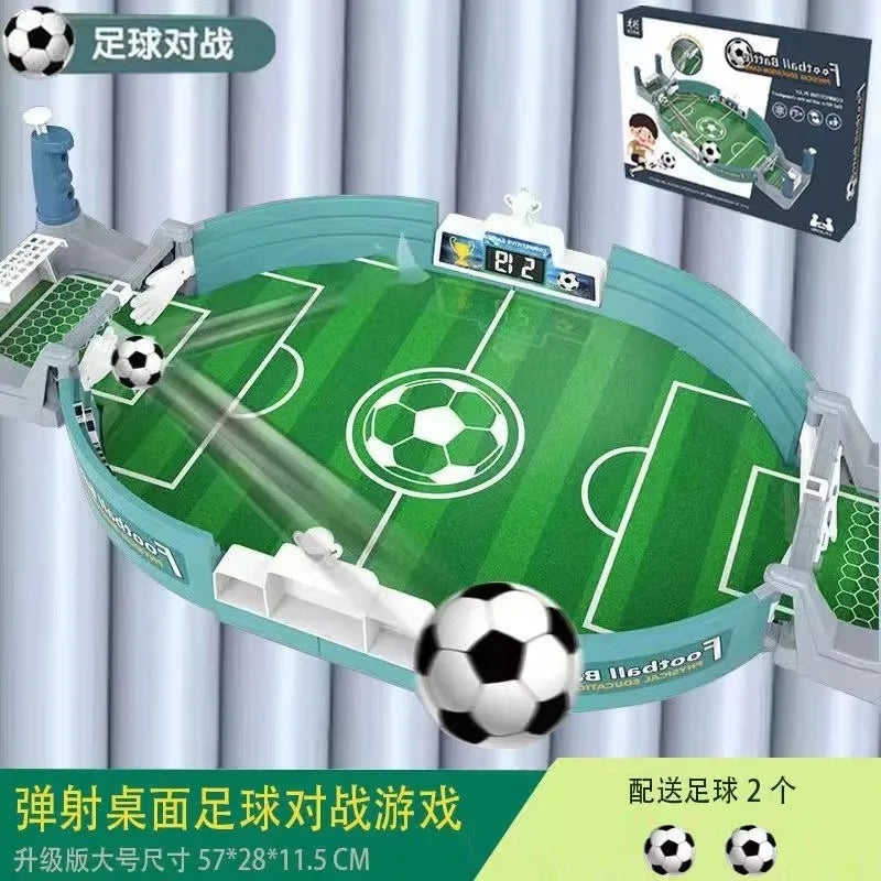 Mini Baby-foot de Table Interactif – Jeu de Société Football Portable pour Enfant, Famille et Soirées