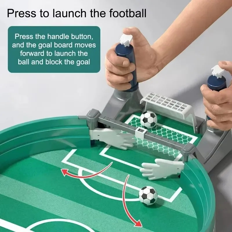 Mini Baby-foot de Table Interactif – Jeu de Société Football Portable pour Enfant, Famille et Soirées