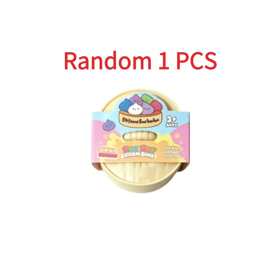 Boîte Mystère Squishy Dumpling Antistress – Jouet Sensoriel Relaxant et Moelleux (Blind Box Aléatoire)
