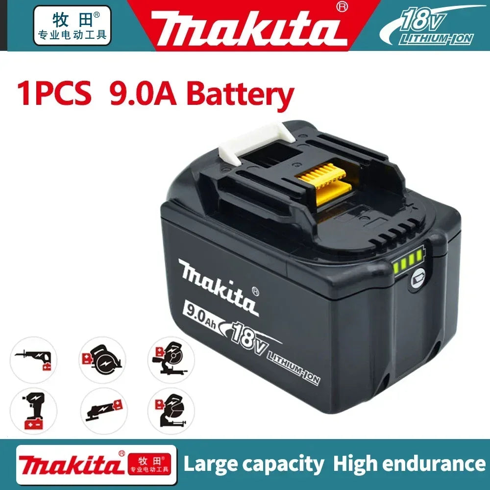 Makita 18V battery for Makita 18V power tools The 18V Makita BL1860B rechargeable battery can replace BL1850B LXT400