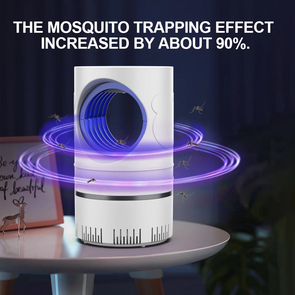 Lampe Anti-Moustique Électrique LED – Destructeur d'Insectes Silencieux & Piège UV USB pour Maison & Chambre