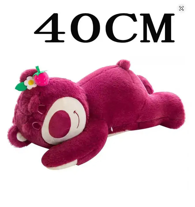 Peluche Disney Officielle Lotso – Ours Fraise de Toy Story (Coussin Canapé Ultra-Doux, Certifié CE)