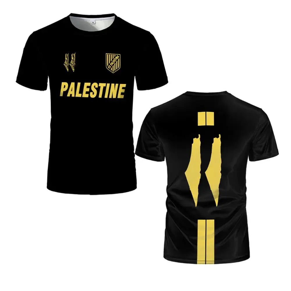 T-shirt Palestine Supporter – Maillot de Sport Respirant Impression Numérique 3D (XXS au 6XL)