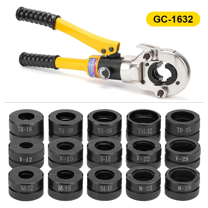 Pince à Sertir Hydraulique Professionnelle pour Tubes PEX et Cuivre