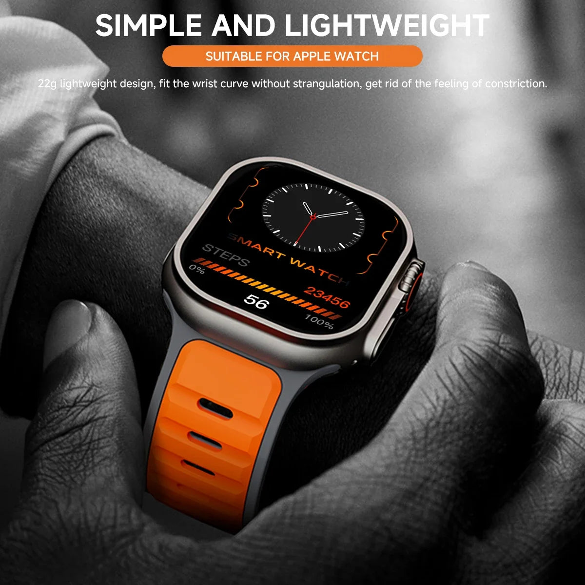 Premium Bracelet Sport en Silicone pour Apple Watch