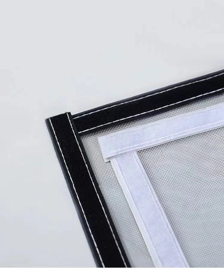 Moustiquaire de Fenêtre et Porte Blanche – Filet de Protection Anti-Moustique et Insectes (Tailles Multiples)