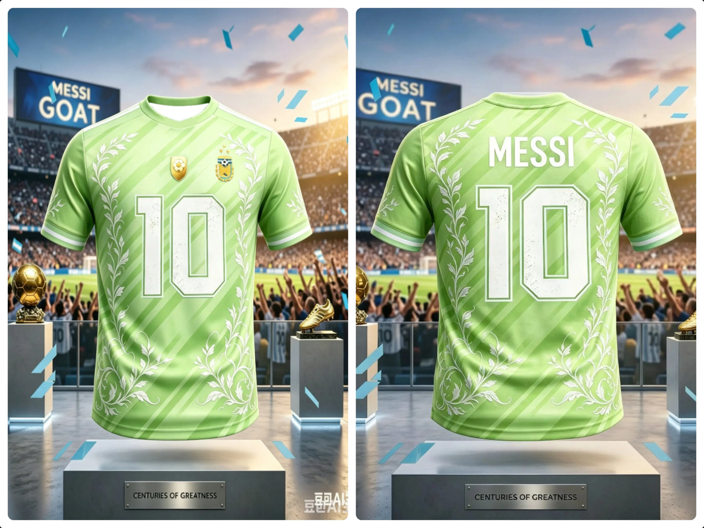 Kids Unisex Messi #10 Football Soccer Jersey Breathable Quick Dry Argentina Kid Sportswear Casual Training Fan Uniform T Shirt