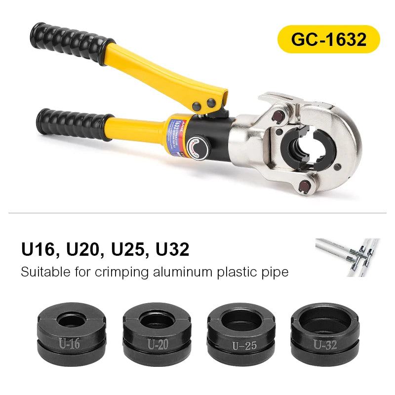 Pince à Sertir Hydraulique Professionnelle pour Tubes PEX et Cuivre
