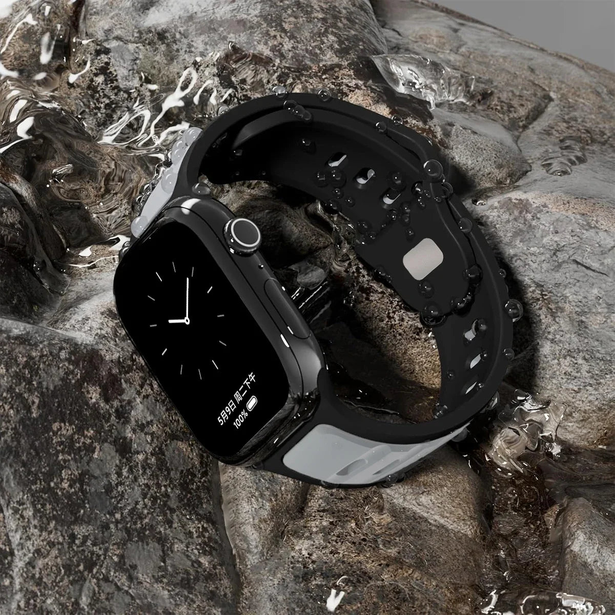 Premium Bracelet Sport en Silicone pour Apple Watch