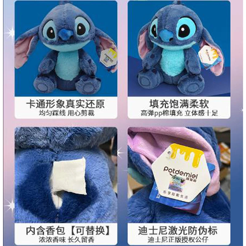 Peluche Disney Officielle Stitch – Doudou Kawaii en Peluche Douce 25-30cm, Idée Cadeau Anniversaire Enfant (Certifié CE)