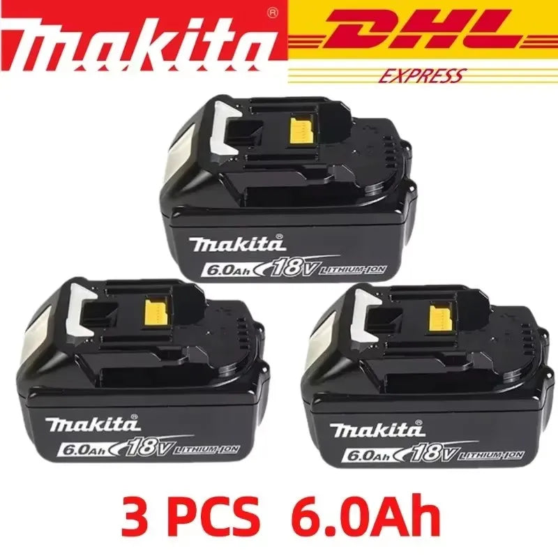 Makita 18V battery for Makita 18V power tools The 18V Makita BL1860B rechargeable battery can replace BL1850B LXT400