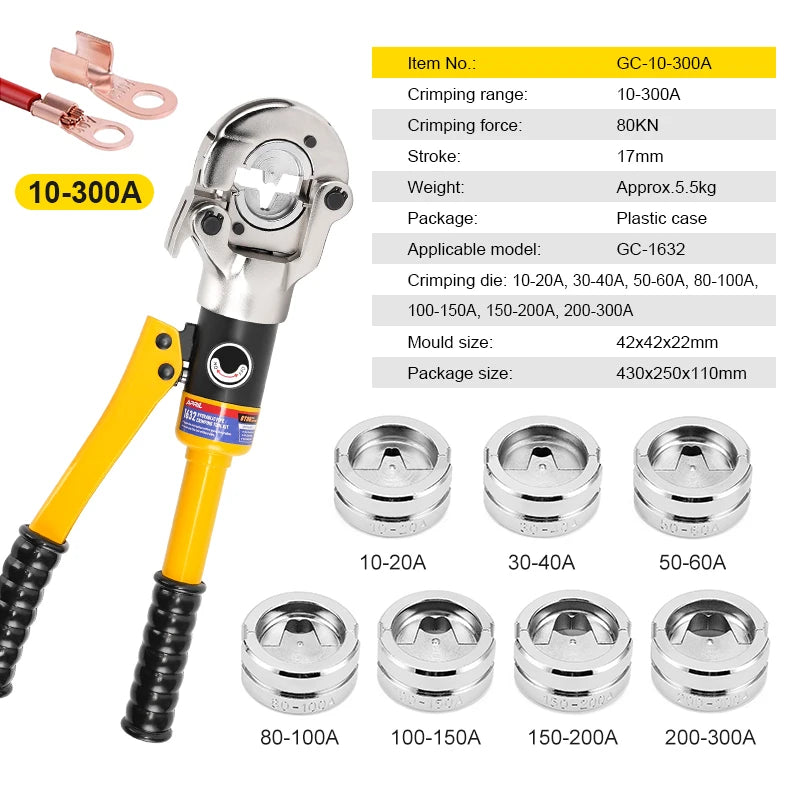 Pince à Sertir Hydraulique Professionnelle pour Tubes PEX et Cuivre