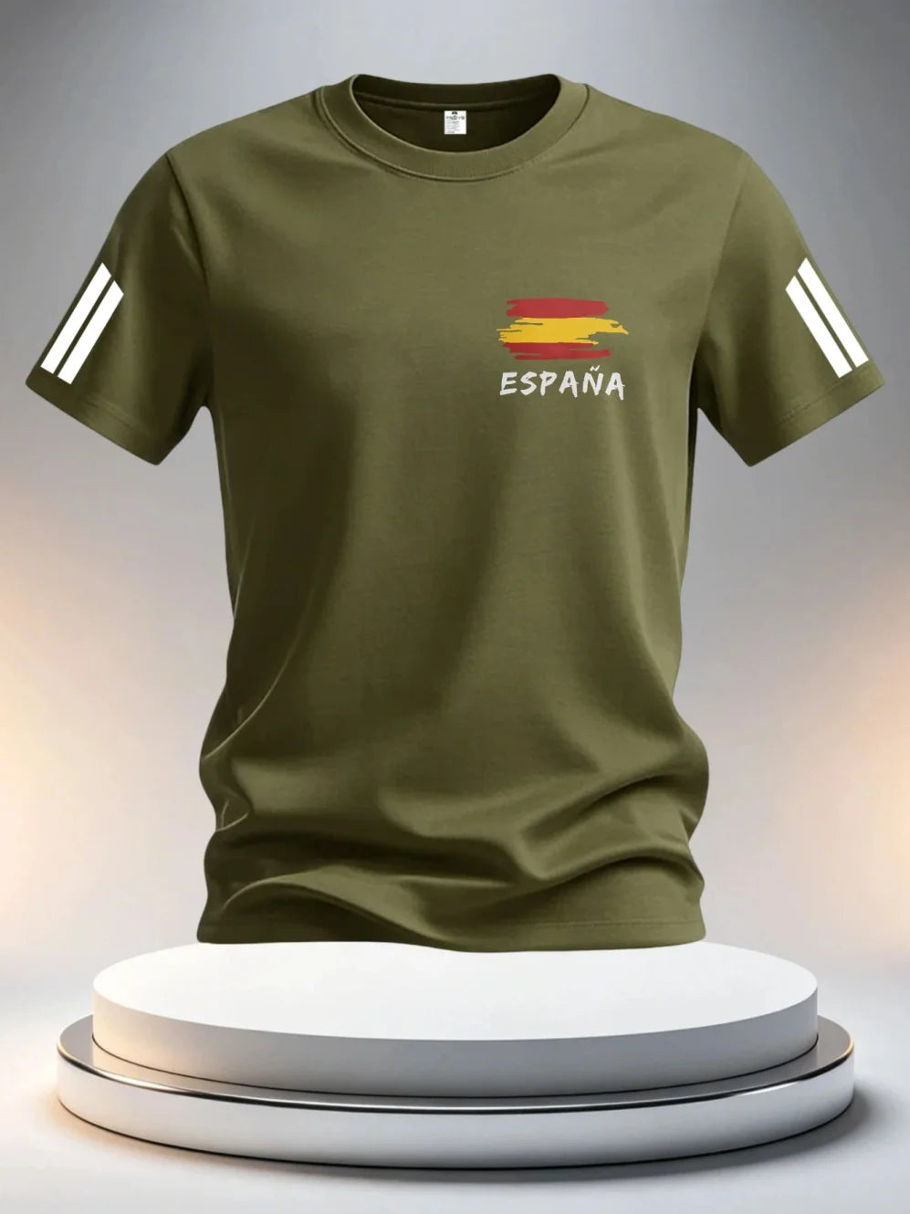 2026 Summer Spain Football Jerseys for Men Classic God Spain Short Sleeve Tees Casual O-Neck Sports Style T-Shirt Man Clothing