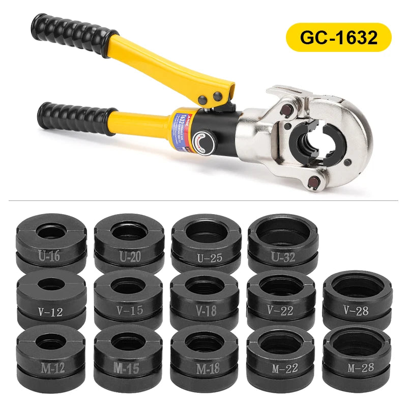 Pince à Sertir Hydraulique Professionnelle pour Tubes PEX et Cuivre