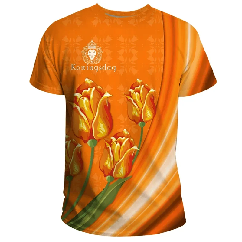 Dutch Team Shirt 2026 Football Jersey Netherlands Flag T Shirt Men 3D Printing Dutch T-Shirt Jersey Soccer Germany Dropshipper