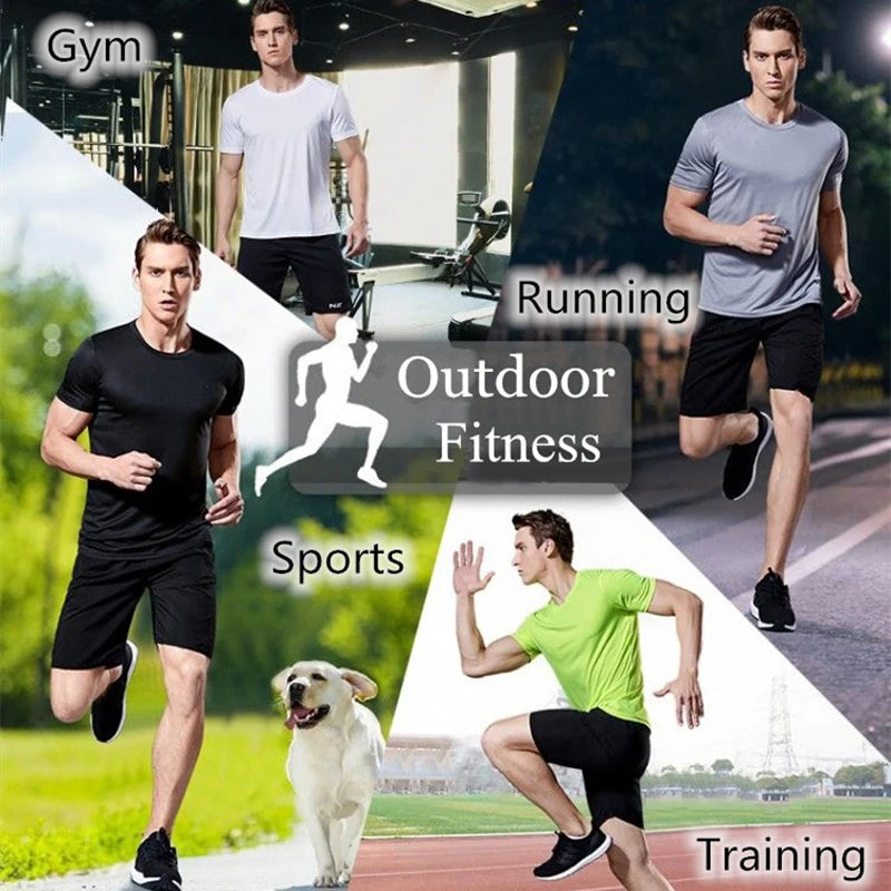 T-Shirt de Sport Homme Respirant – Séchage Rapide pour Running, Fitness & Musculation