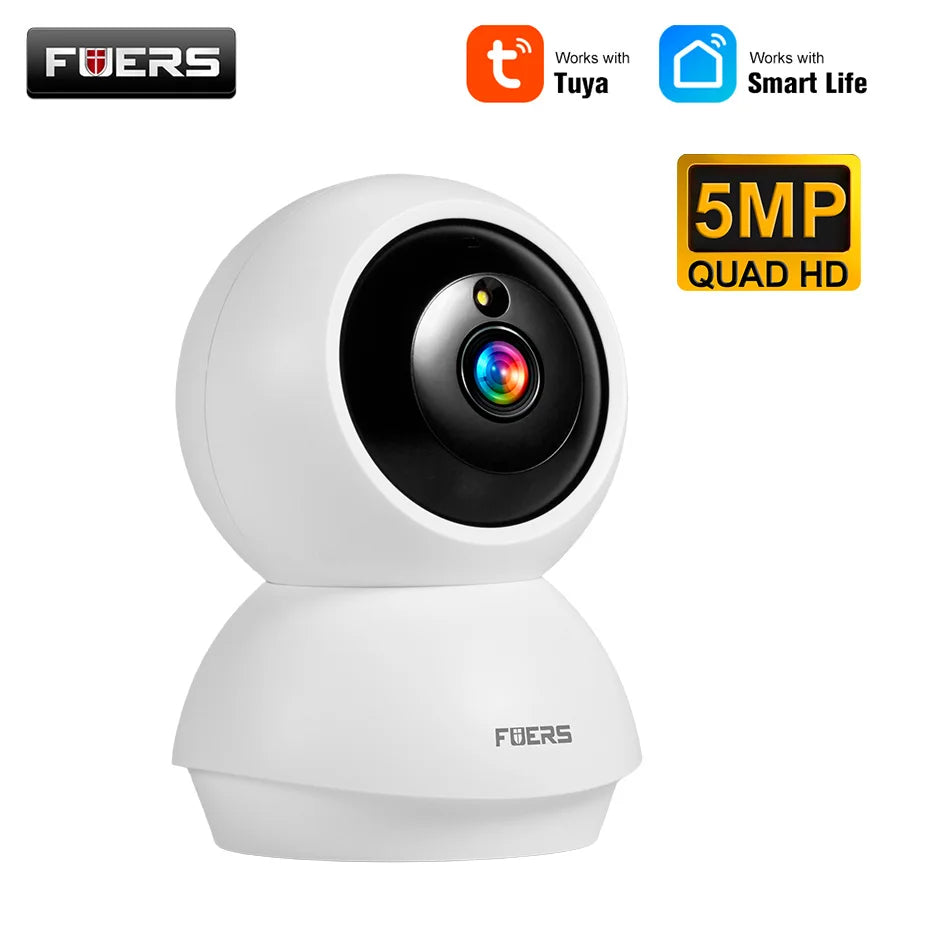 Caméra de Surveillance Intérieure WiFi 4K 8MP – Compatible Tuya & Smart Life
