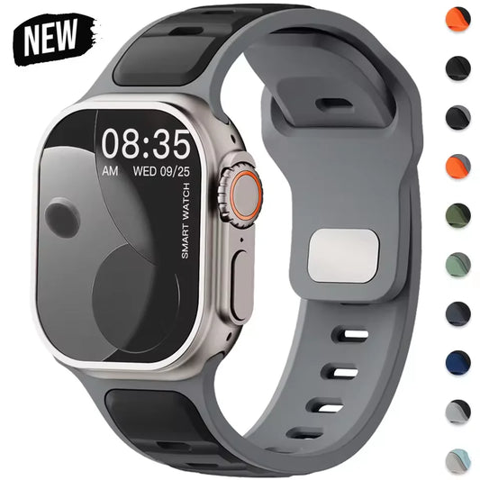 Premium Bracelet Sport en Silicone pour Apple Watch