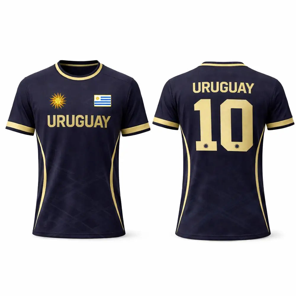 T-shirt Uruguay Coupe du Monde 2026 – Maillot Supporter Respirant Impression 3D (XXS au 6XL)
