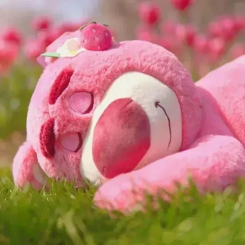Peluche Disney Officielle Lotso – Ours Fraise de Toy Story (Coussin Canapé Ultra-Doux, Certifié CE)
