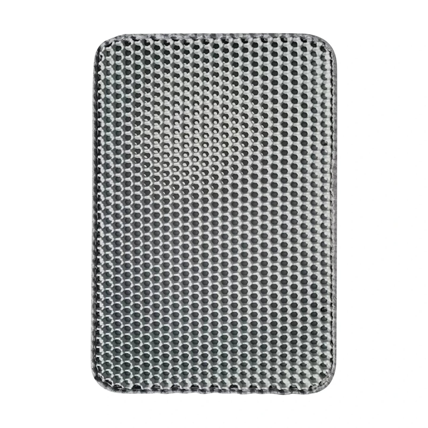 Tapis de Litière pour Chat Double Couche Imperméable – Tapis Récupérateur de Sable Anti-Dérapant et Lavable en EVA