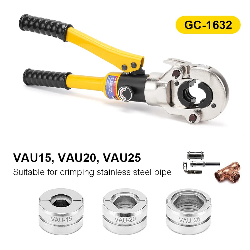 Pince à Sertir Hydraulique Professionnelle pour Tubes PEX et Cuivre