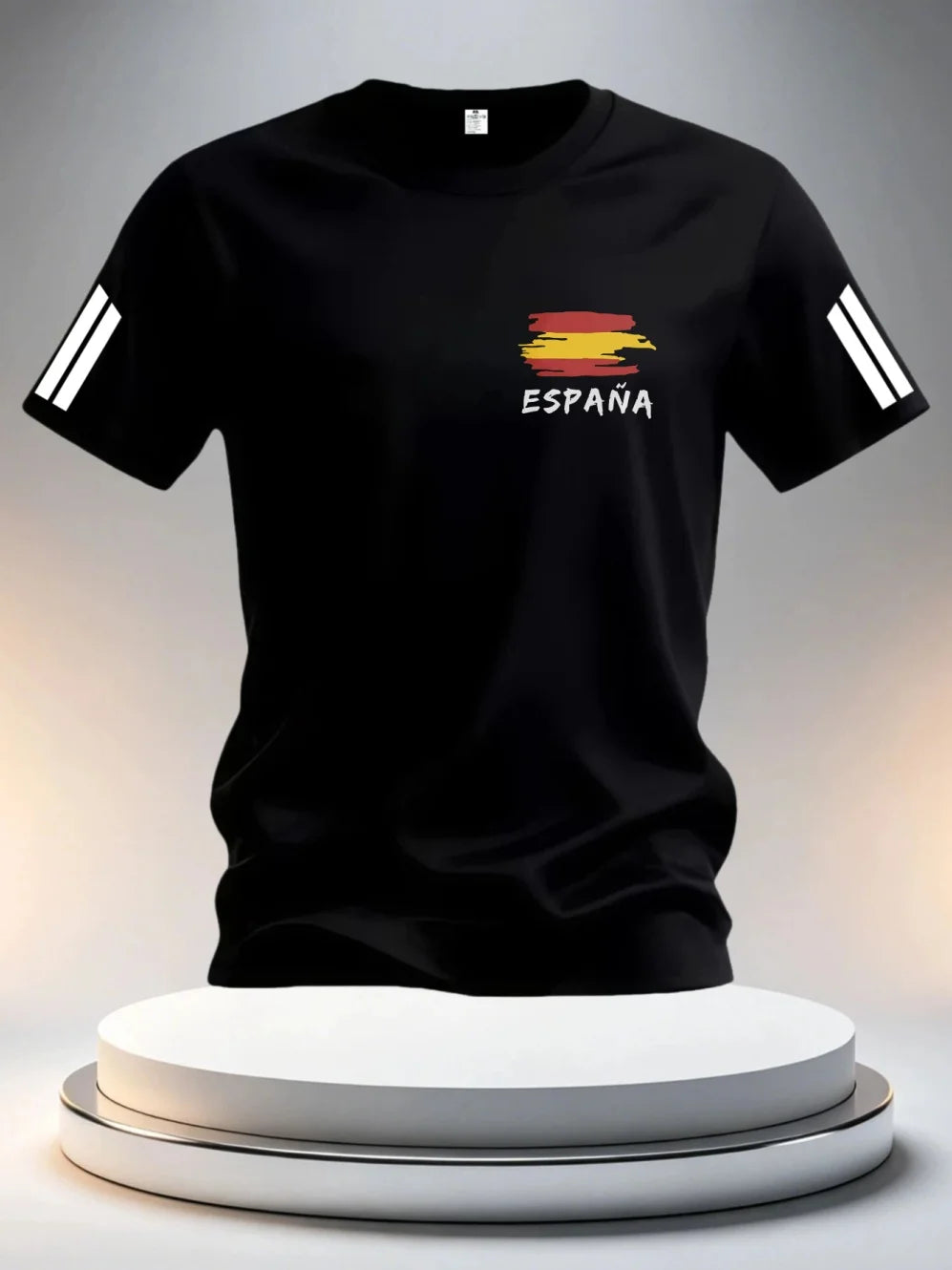 2026 Summer Spain Football Jerseys for Men Classic God Spain Short Sleeve Tees Casual O-Neck Sports Style T-Shirt Man Clothing