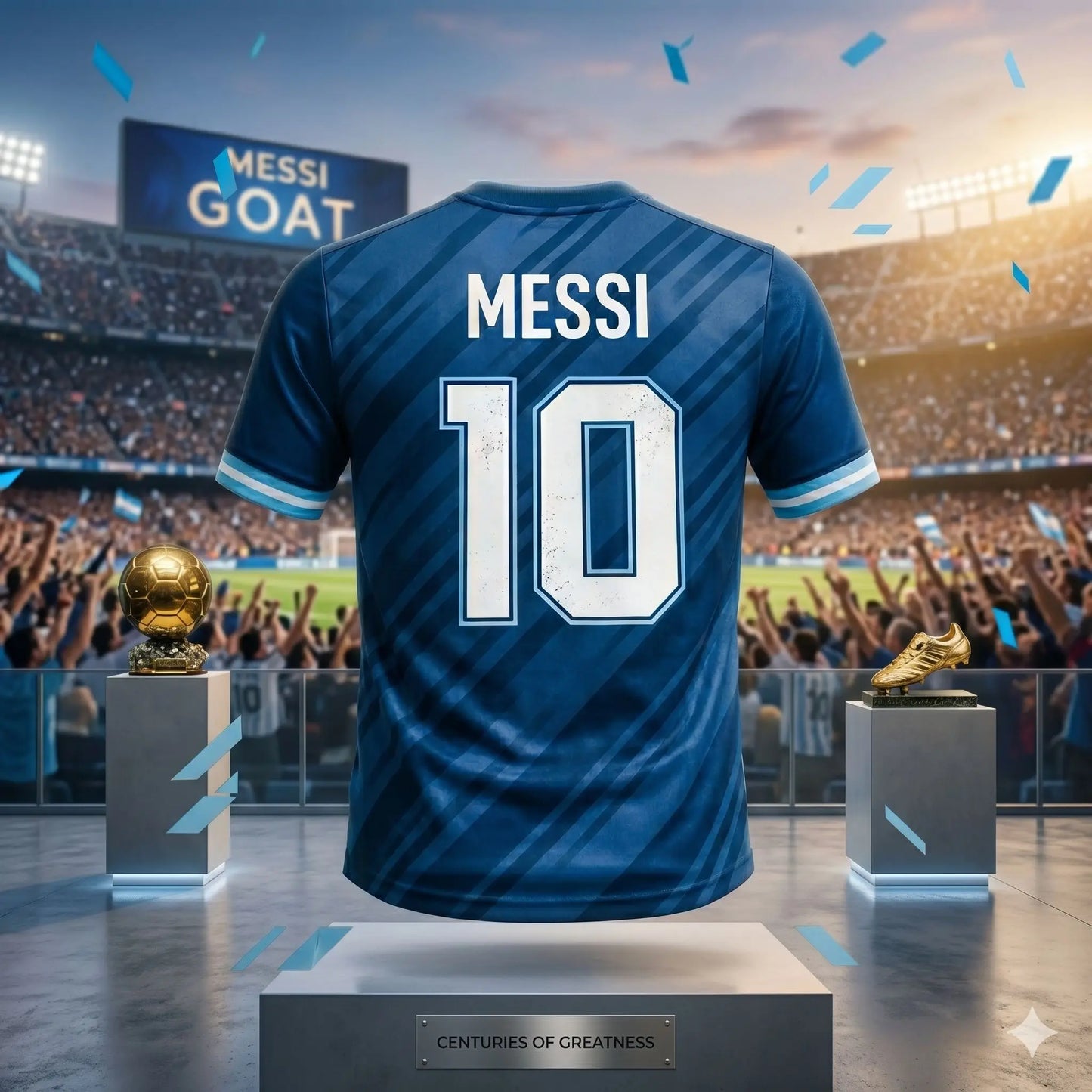 Kids Unisex Messi #10 Football Soccer Jersey Breathable Quick Dry Argentina Kid Sportswear Casual Training Fan Uniform T Shirt